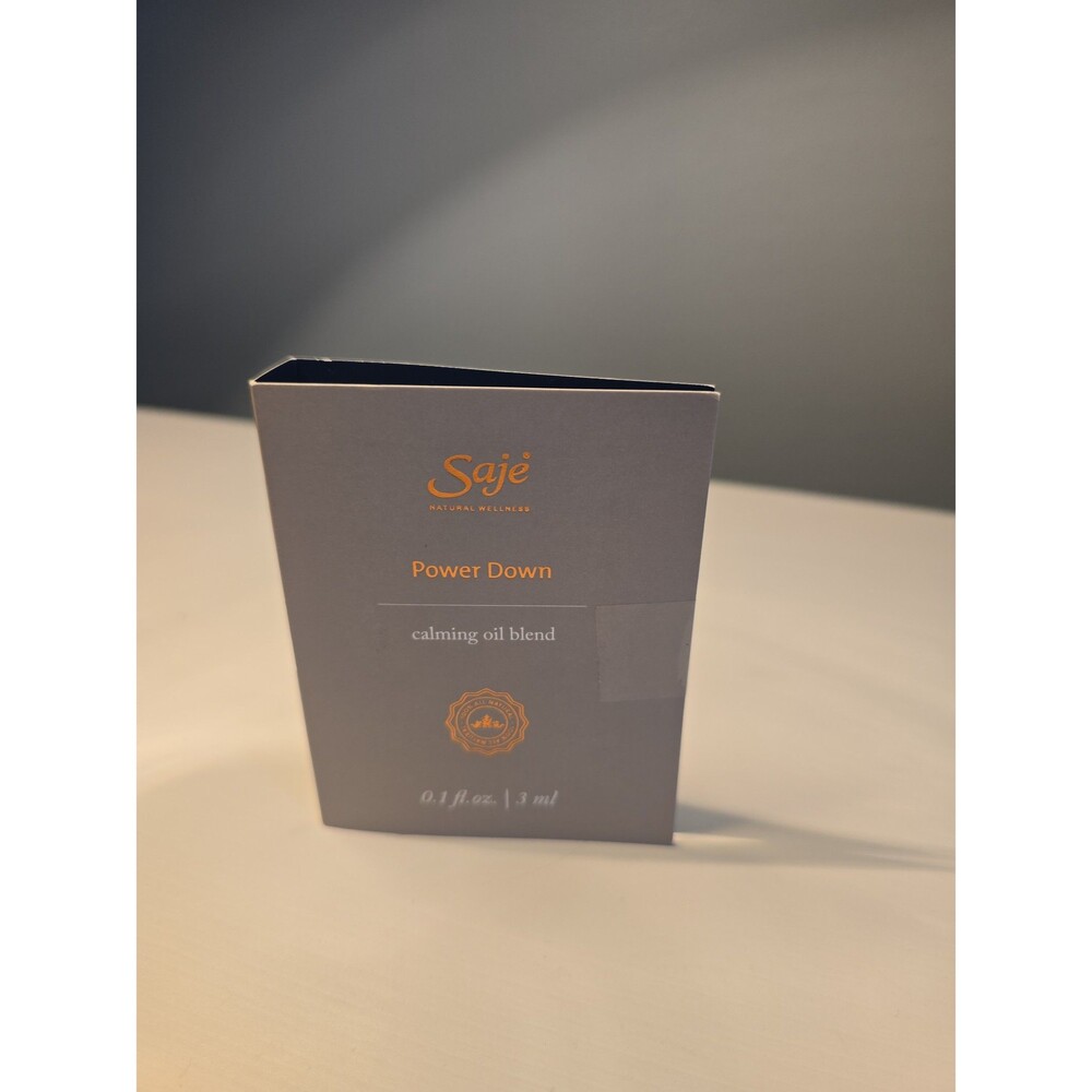 Saje Wellness Power Down Oil Roller New